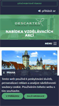 Mobile Screenshot of descart.cz
